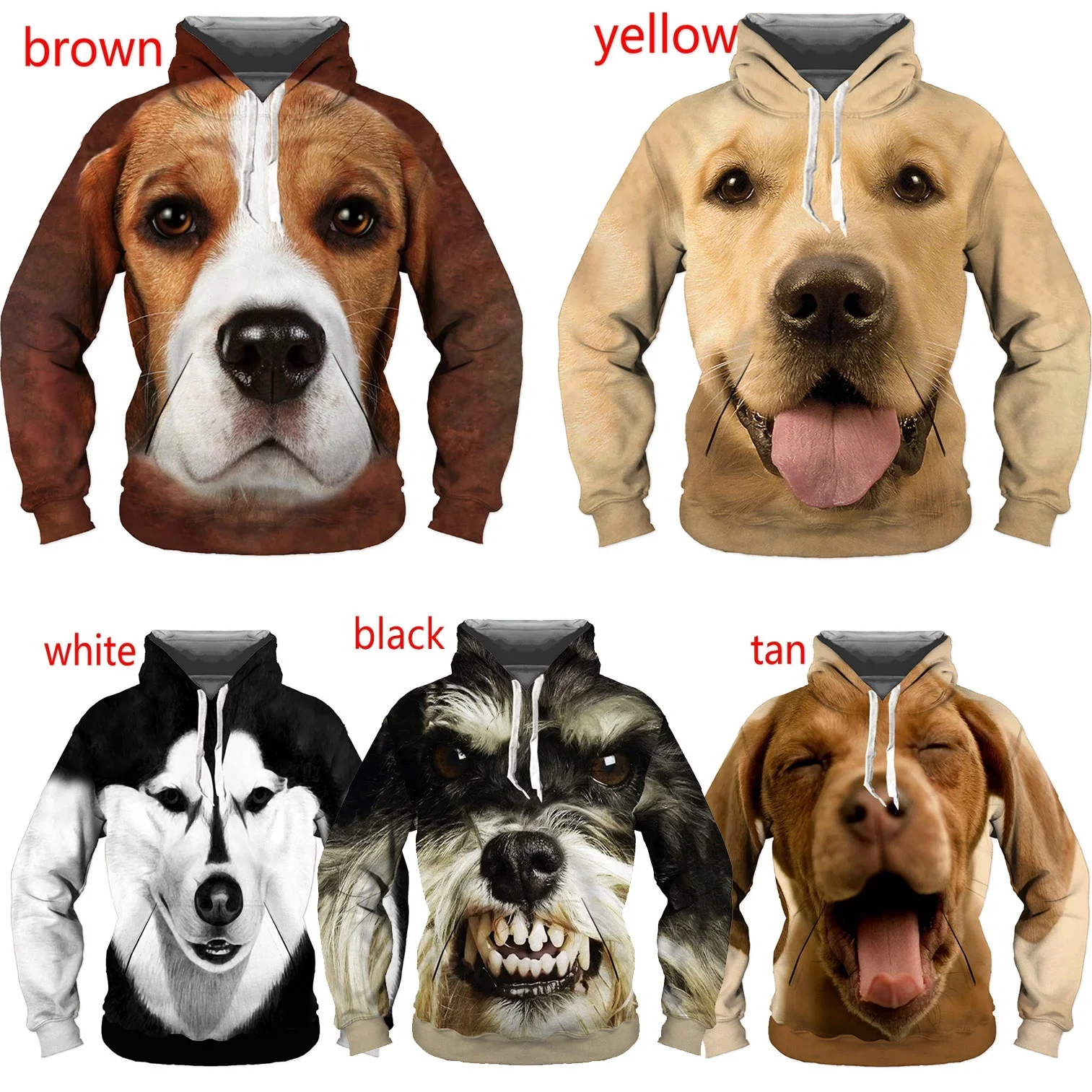 

Funny Dog 3D Printed Cute Hoodie Unisex Couples Sweatshirts Animal Pullover German Shepherd Graphic Hooded