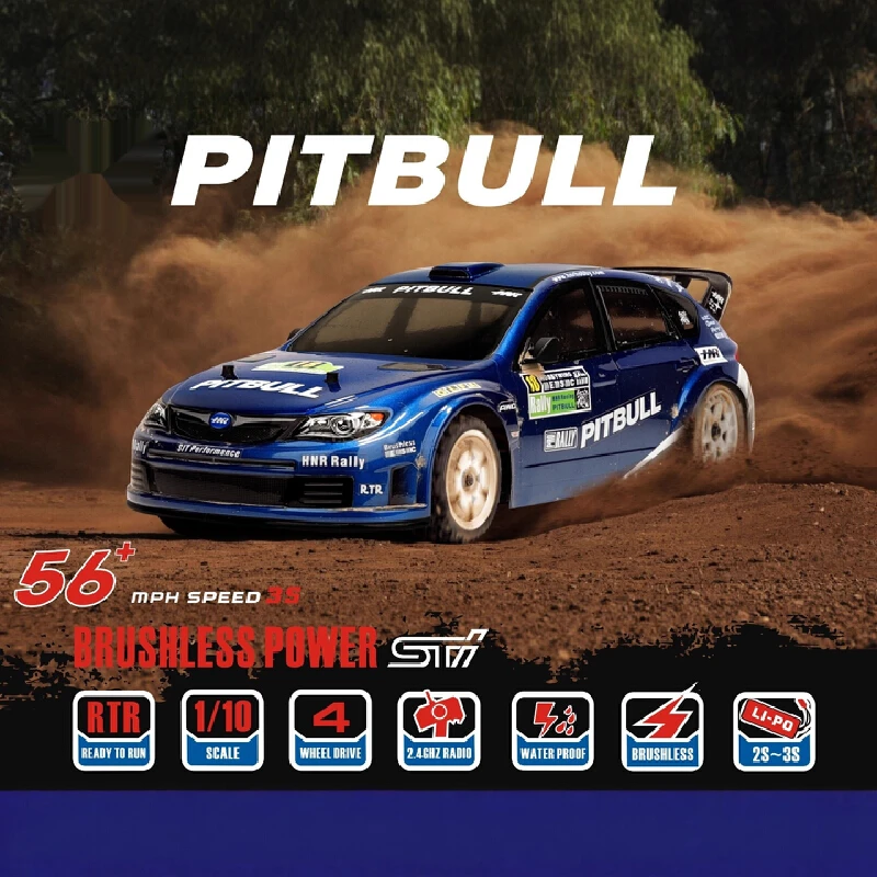 

HNR Hongnuo H9804-SR 1/10 electric four-wheel drive pull off-road vehicle RC model PITBULL.