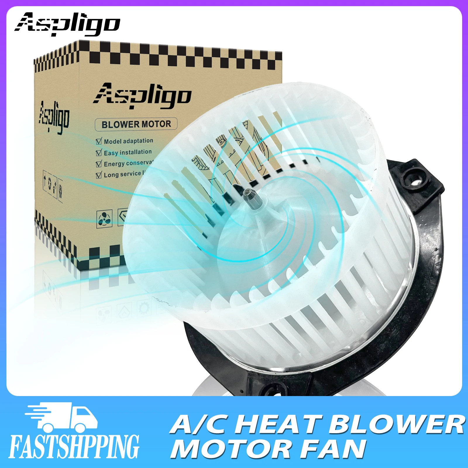 

Aspligo кондиционер AC обогреватель двигатель вентилятора с клеткой вентилятора для Buick Rainier 2004-2007/для Chevrolet Trailblazer/для Gmc Envoy