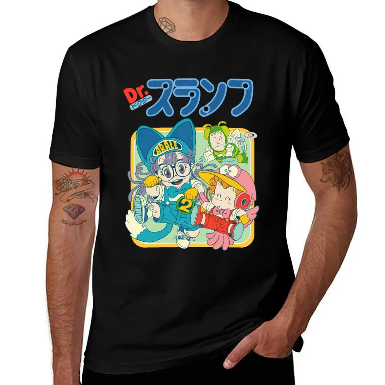 Arale Dr.Slump T-Shirt Casual Pattern Print Tee Shirt
