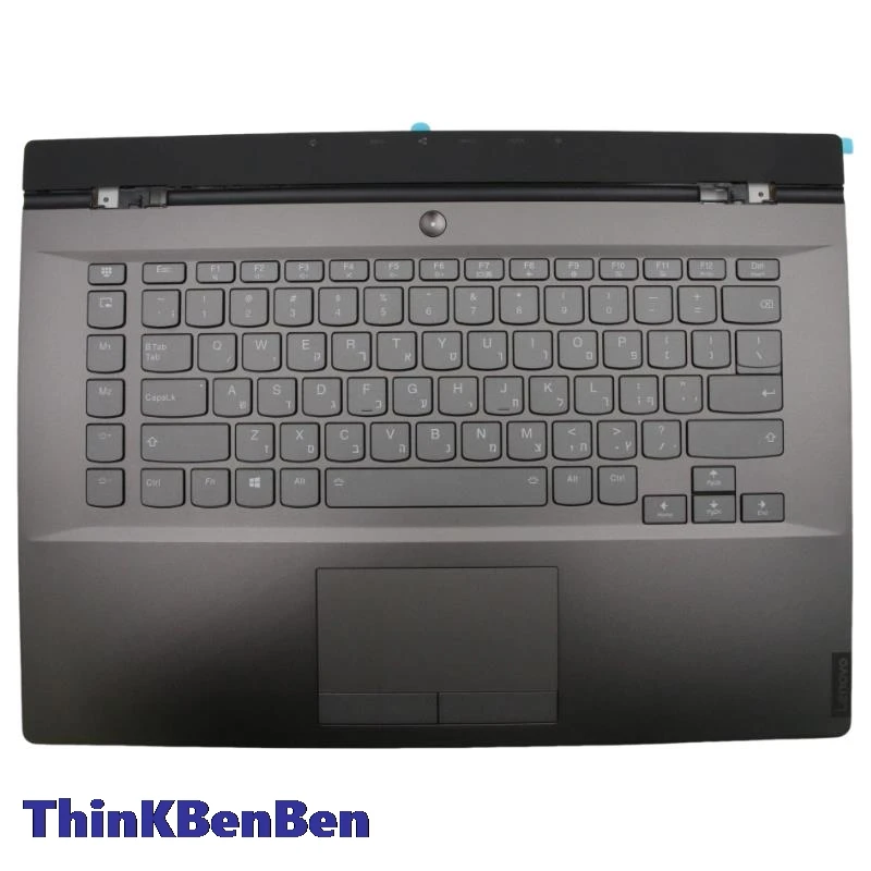 

HB Hebrew (IL Israel) Black Keyboard Upper Case Palmrest Shell Cover For Lenovo Legion Y740 15 15ICHg 15IRH g 5CB0S16427