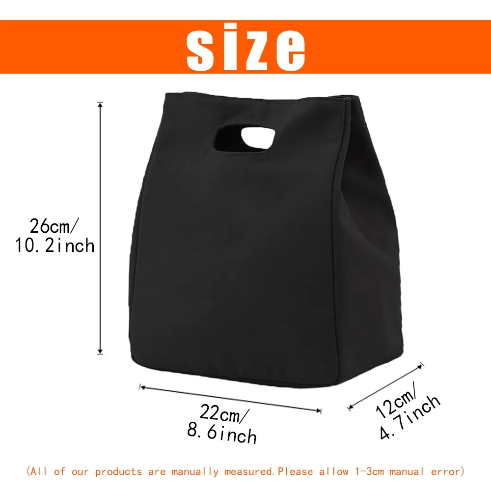 Sac à main isotherme avec nom personnalisé pour femme, boîte à lunch thermique, sac isotherme pour enfants, sac de nourriture portable pour