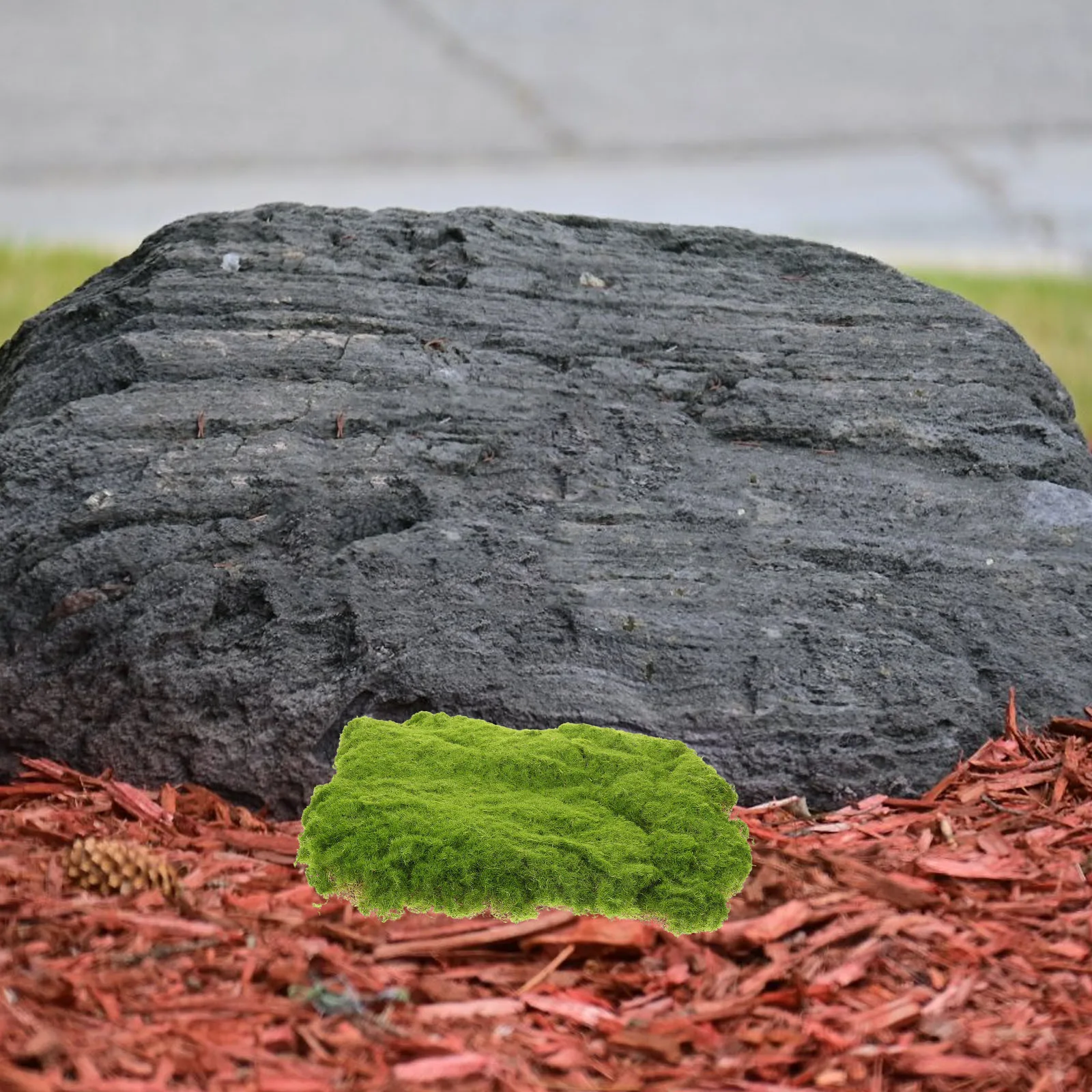 

Artificial Turf Plastic Lawn Mat Chic Color Decorative Fake Turf for Sand Table DIY Handmade Craft Supply Fake Grass Mat