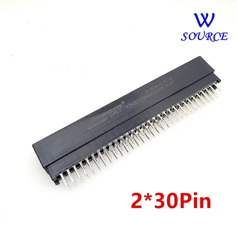 S-50M-2.54-5 S-60M-2.54-5 S-64M-2.54 S-56M-2.54-5 2.54mm Skok Edge Card Connector Slot Bus Socket Gold Finger Socket PCB Board