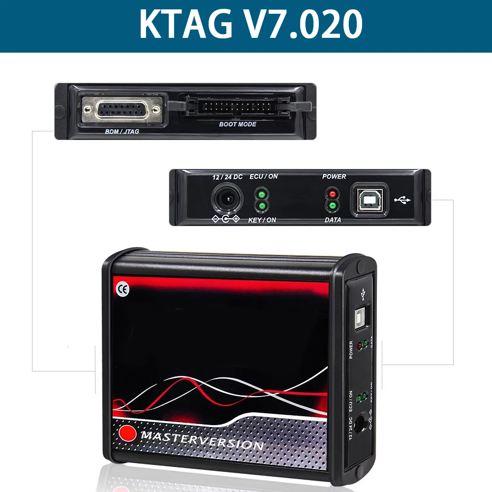 

Latest KTAG V7.020 eliminates the main version of D-T-C and is compatible with KTAG 2.25 online ECM ECU bicycles cars trucks