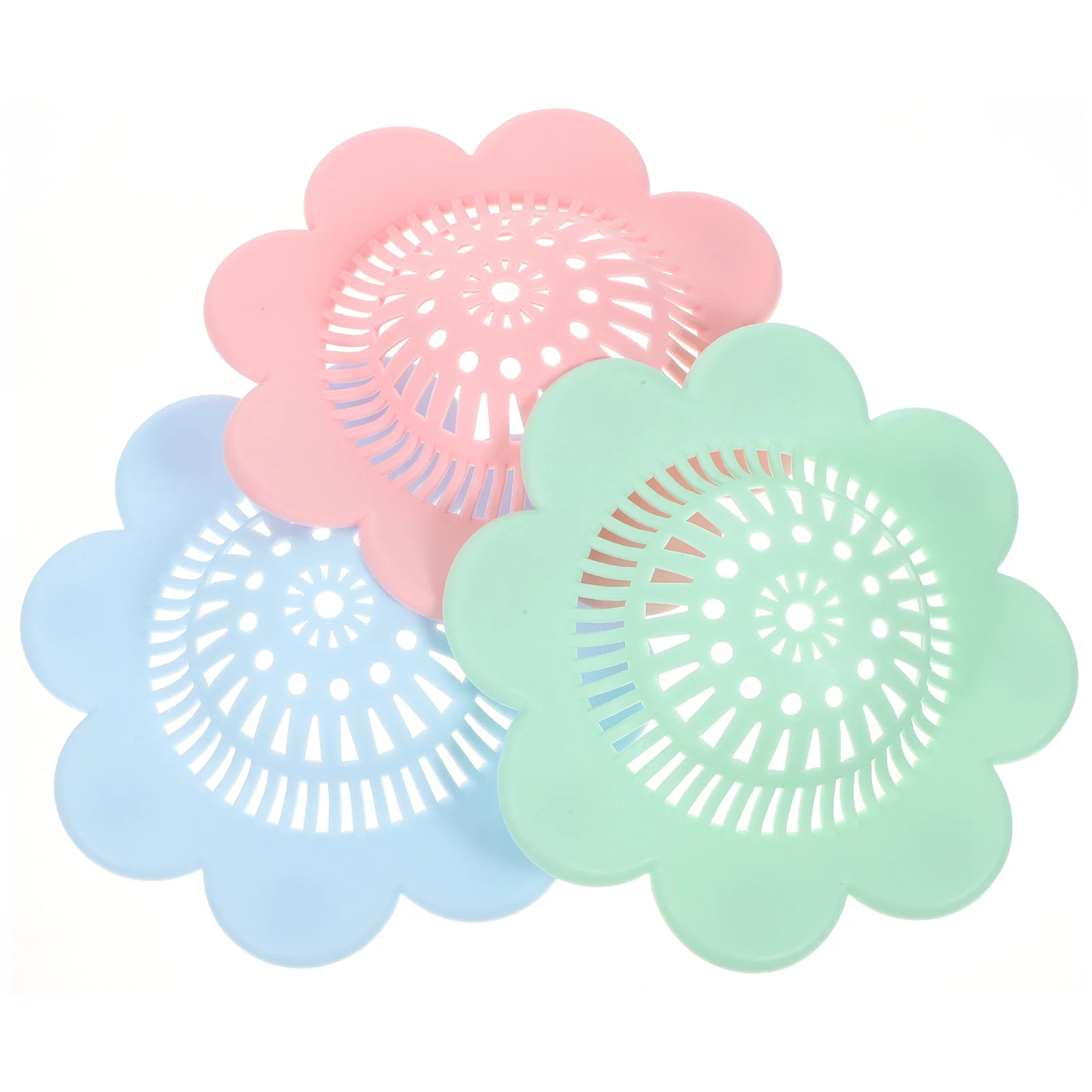 6 stücke Breite Rand Waschbecken Siebe Küche Ablauf Filter Fein Mesh Lebensmittel Schutt Haar Catcher Für Badezimmer Badewanne Heimgebrauch