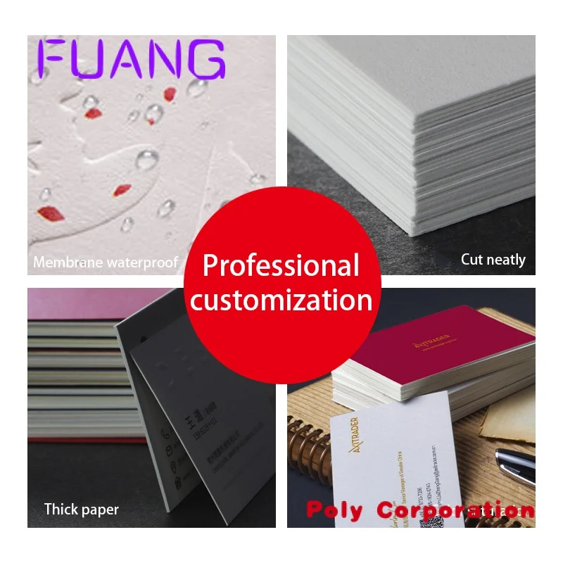 Custom  New Design 100pcs Printed Embossed/Debossed Business Card