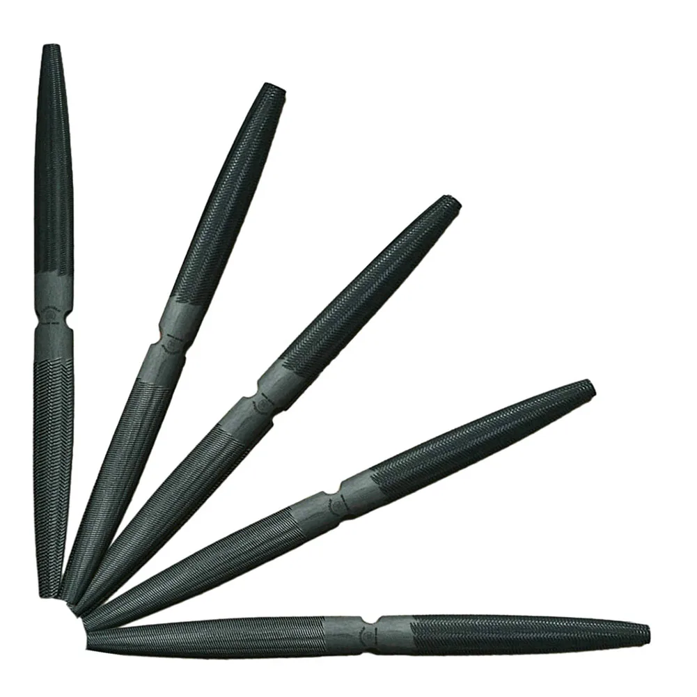 Perfectly Crafted 200mm Double Ended Half Round Wax File Jewelry Tool  Coarse and Medium Cuts  Black Steel Material