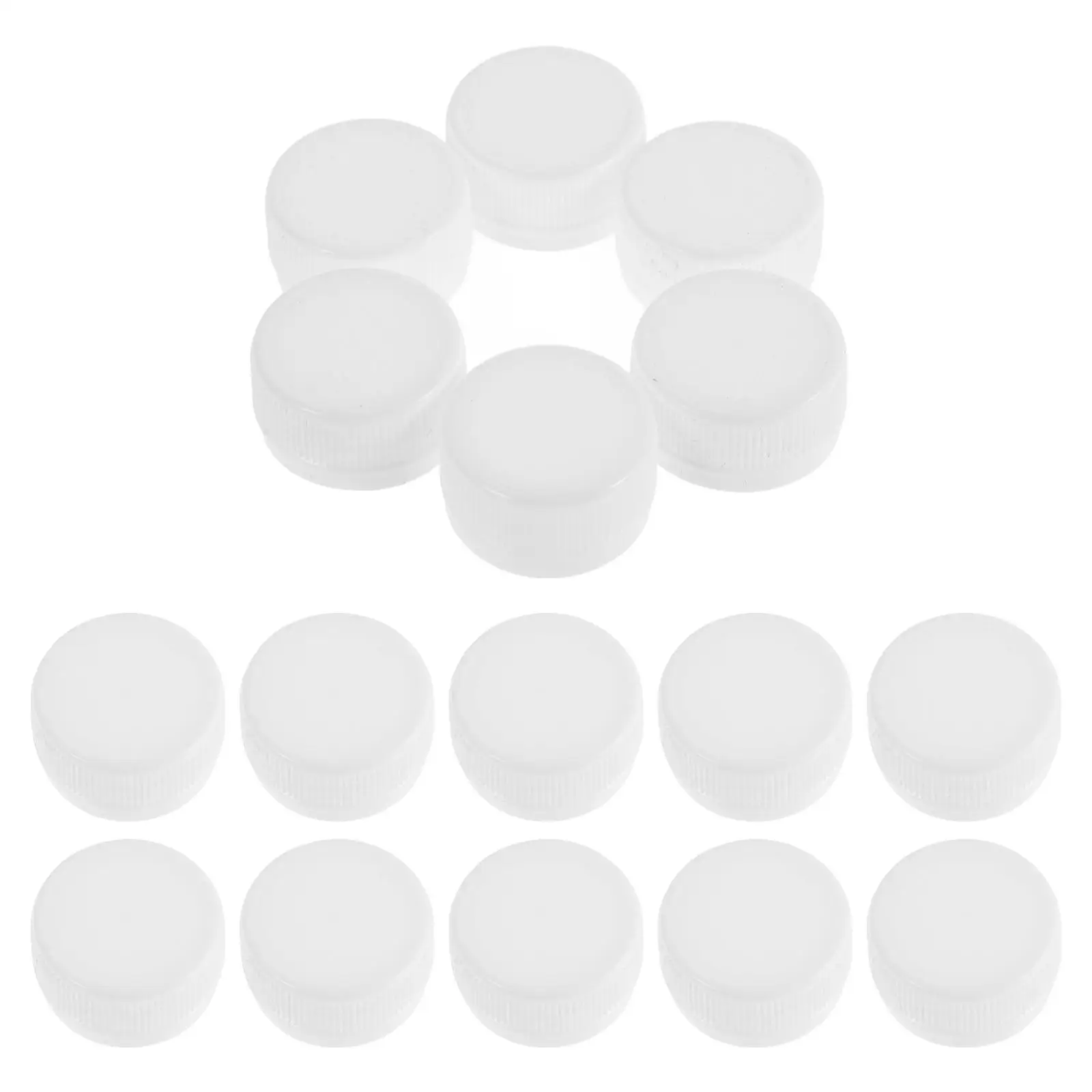 

100 Pcs Plastic Bottle Cap DIY Craft White Kids Handwork Reusable Safe Environmental Bottle Cover Bar Accessories