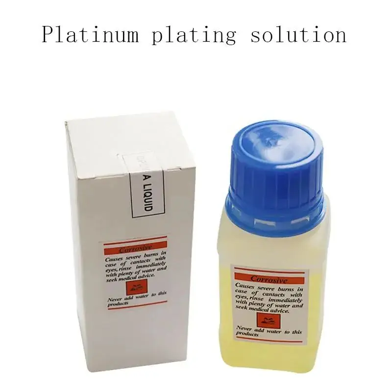 Professional 100ml เครื่องประดับ Electroplating Kit-ทอง/เงิน/Platinum Solutions สําหรับ DIY Rose Gold และโรเดียมชุบ