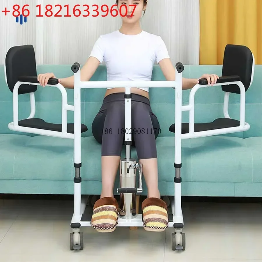 chair lift elderly patient transfer lift chair foot pedal lift hydraulic transfer patient