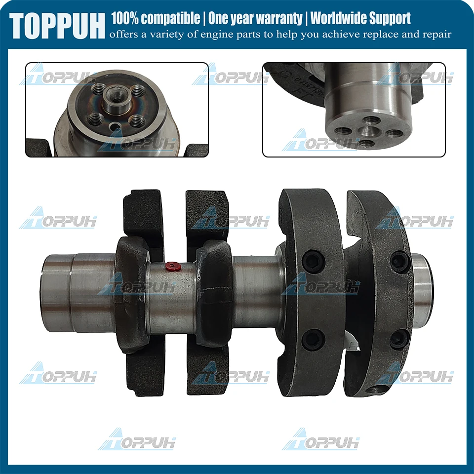 1pc New For Deutz F2L511 Engine Spare Parts Crankshaft for Machinery Engine Pieces F2L511