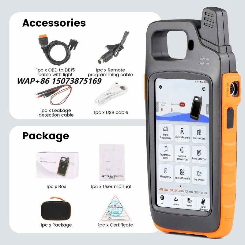Xhorse VVDI Key Tool Max PRO with VVDI Mini Tool Function and VVDI Key Tools Max Features Support Remote