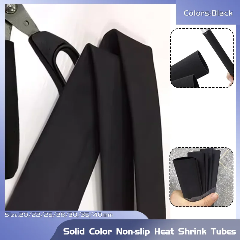 

1.6m Non-Slip Heat Shrink Tubing - Waterproof Insulation Sleeve for Fishing Rod Handles Tools and Grips (20/22/25/28/30/35/40mm)