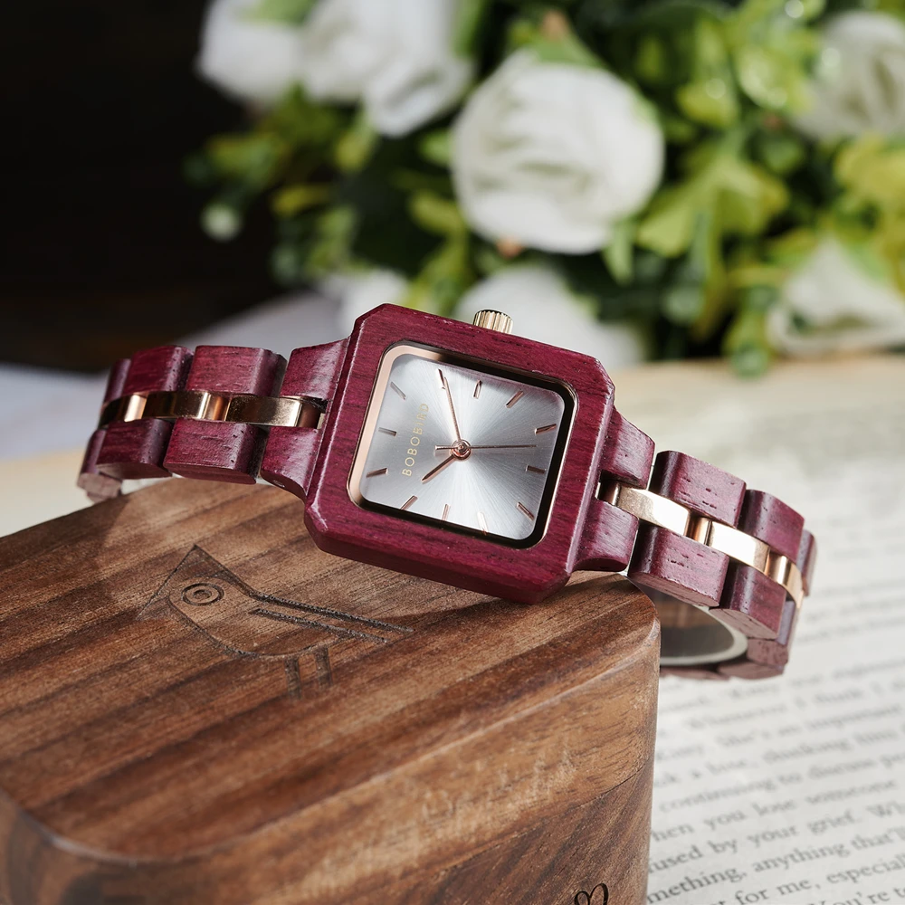 BOBO BIRD Fashion Women\'s Watches Wooden Niche Wrist Watch for Ladies Special Gift Support Drop Shipping