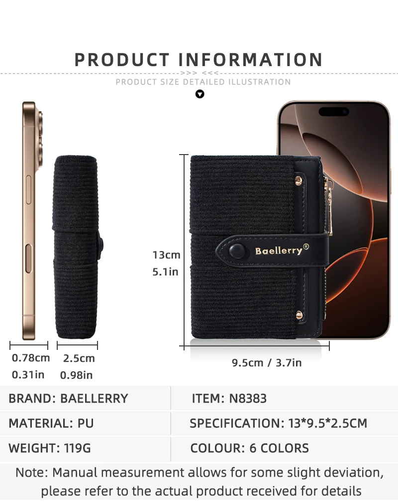 Braellery Multi-card Holder for Women Large Capacity Wallets Female Fashion Wallets Coin Change Purse Patchwork Design Purse