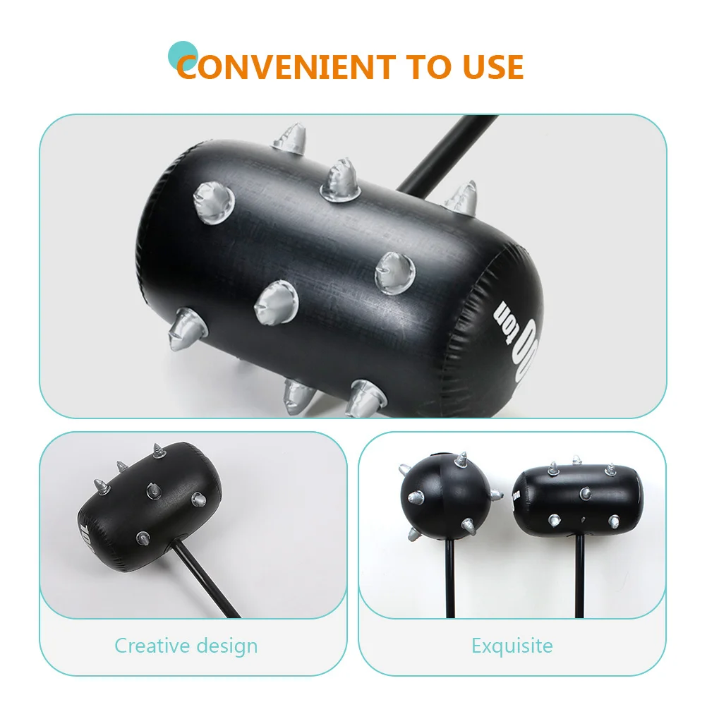 

4Pcs Inflatable Hammer PVC Large Hard Handle Safe Comfortable Grip for Pool Party Luau Events Kids Gift Inflatable Hammer