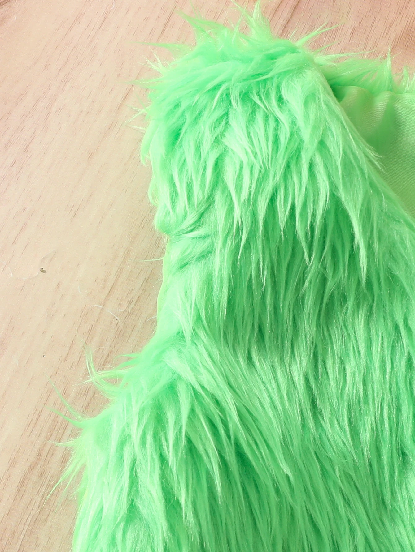 Set da 3 pezzi per costume da mostro verde invernale di Halloween