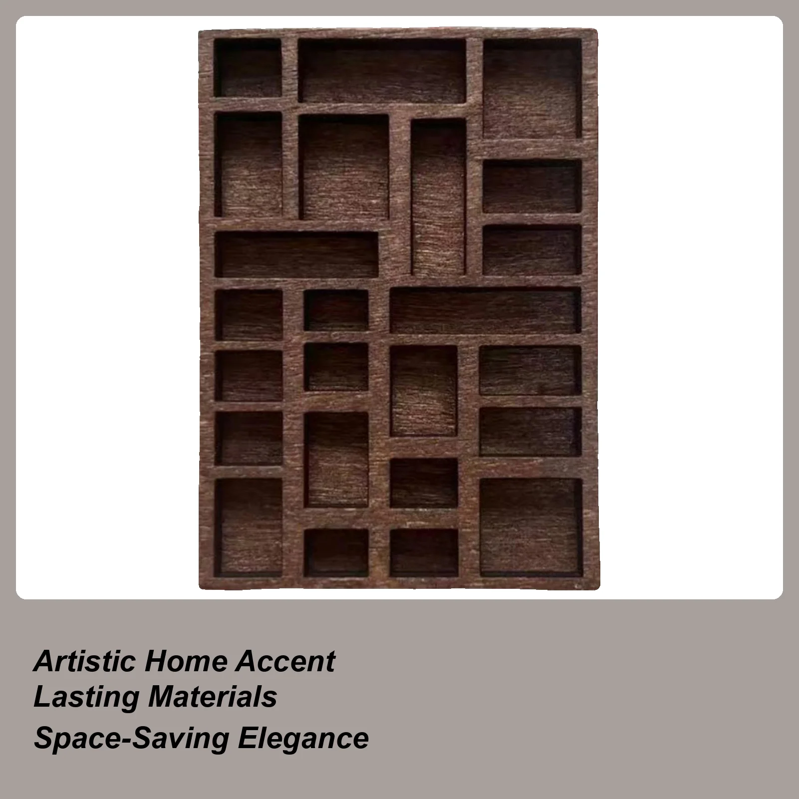 

Полка для безделушек, деревянная многоуровневая декоративная полка для хранения, настенная полка для безделушек для ванной комнаты, спальни, духи, кухни, гостиной, туалетный столик