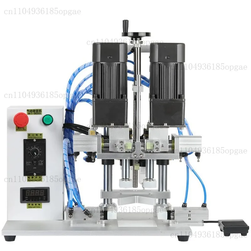 New WT-90XGAutomaticScrewing Capping Sealing Machine Pneumatic Electric Capper Rubbing Sealer Fixture Models Optional for Bottle