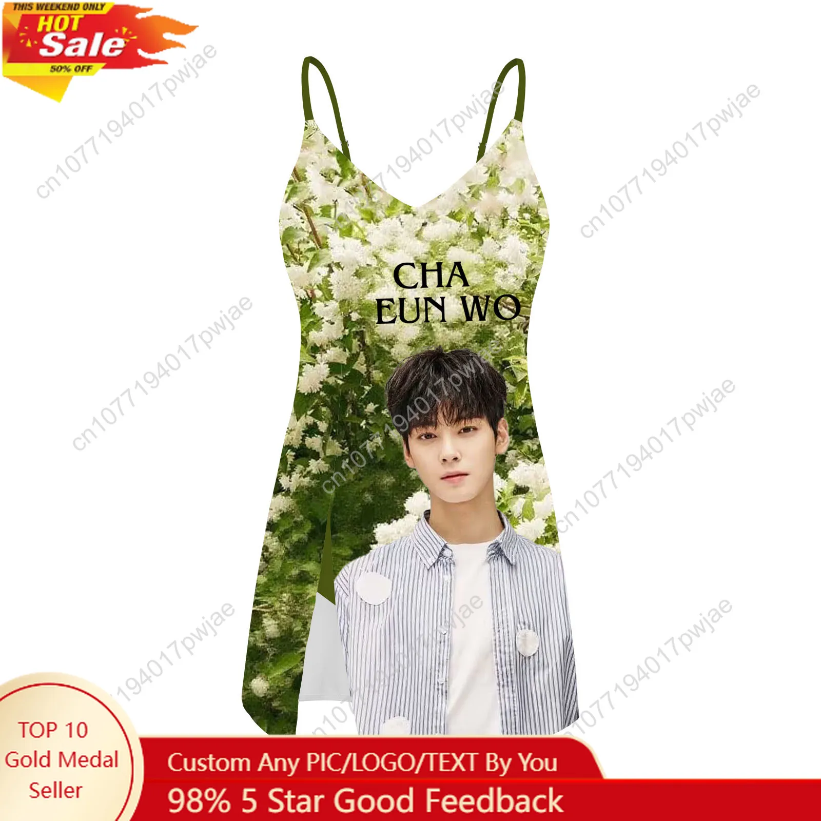 

KPOP Cha EunWoo платье на бретельках купальник женские купальные костюмы модные купальники вечеринка у бассейна пляжное бикини пляжная одежда на заказ
