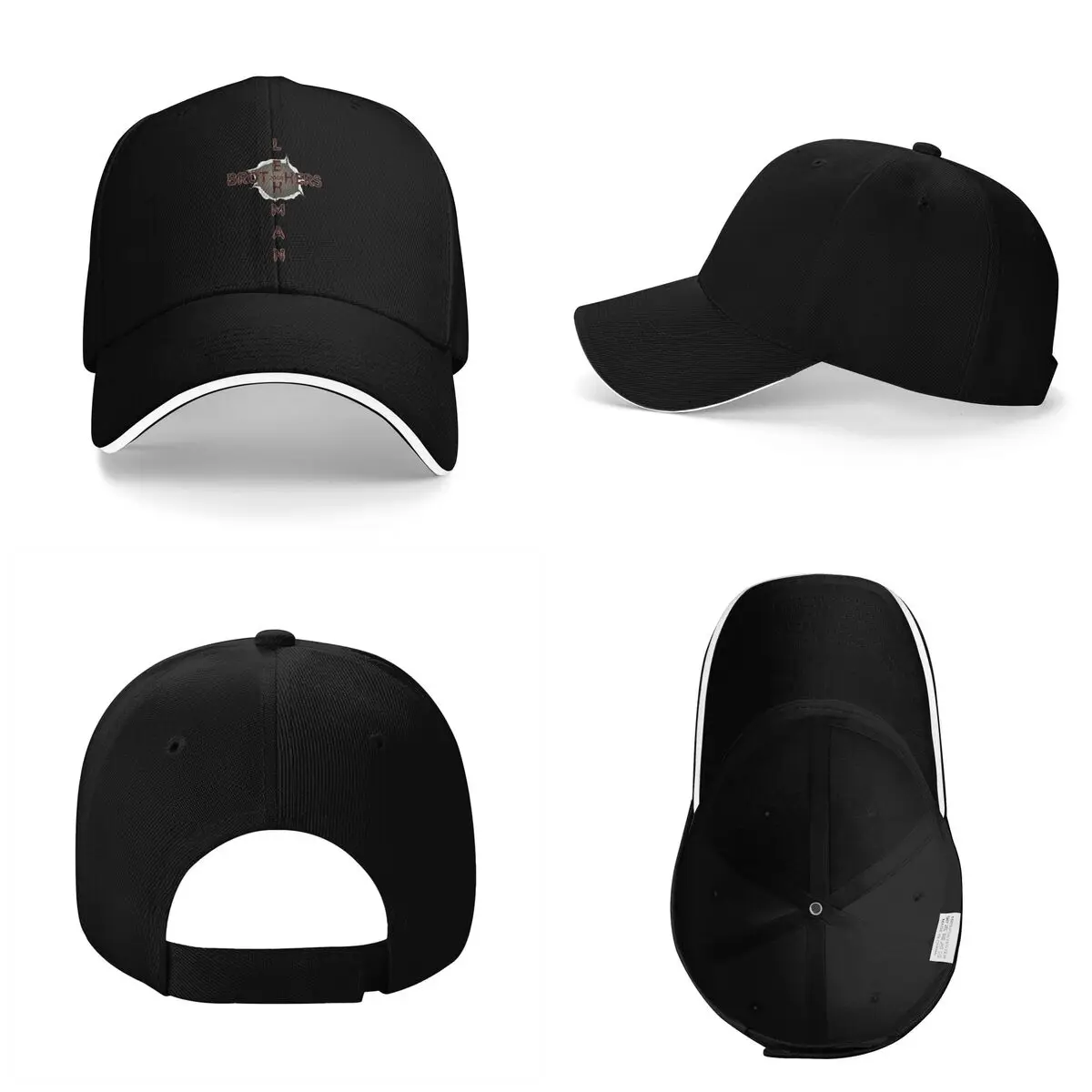 Unisex Baseball Hats Lehman Brothers Logo Outdoor Streetwear Summer Sports Baseball Caps Hip Hop Cap Casquette Hats