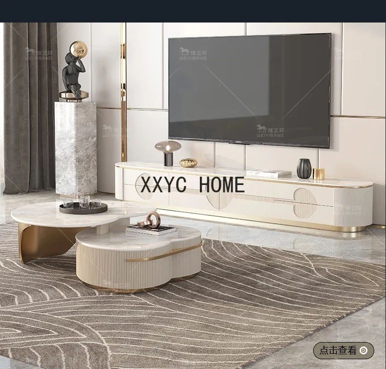 Italian Minimalist Stone Plate Entrance Entrance Cabinet Affordable Luxury Style Modern Minimalist Partition Home Console