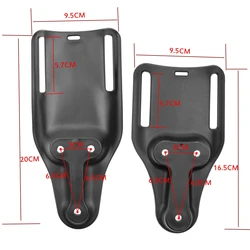 Tactical Gun Holster Paddle Adapter Base Mid-Ride Low-Ride Platform for Glock 17 19 M9 P226 Universal Pistol Case Platform
