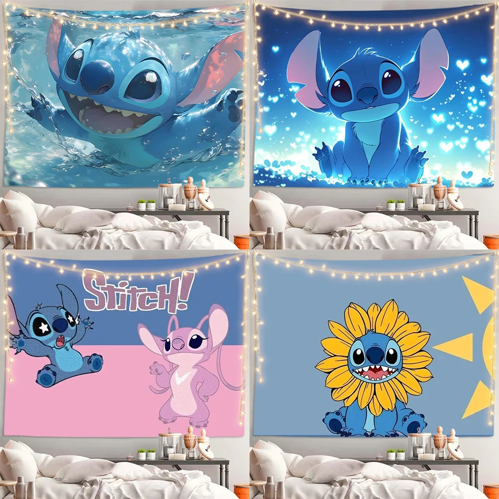 Tapiz decorativo de fondo de cabecera de anime para habitación, tela colgante curativa súper bonita de punto