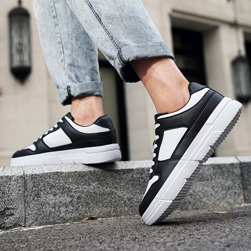 

Мужская повседневная обувь на все сезоны, нескользящая удобная дышащая обувь на плоской подошве, модная молодежная обувь 35–47, универсальный стиль