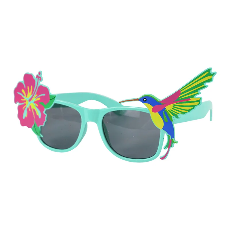 1pc Hawaii Tropical Party Sonnenbrille Flamingo Hawaiian Luau Pool Strand Party Dekoration Liefert Ananas Lustige Gläser