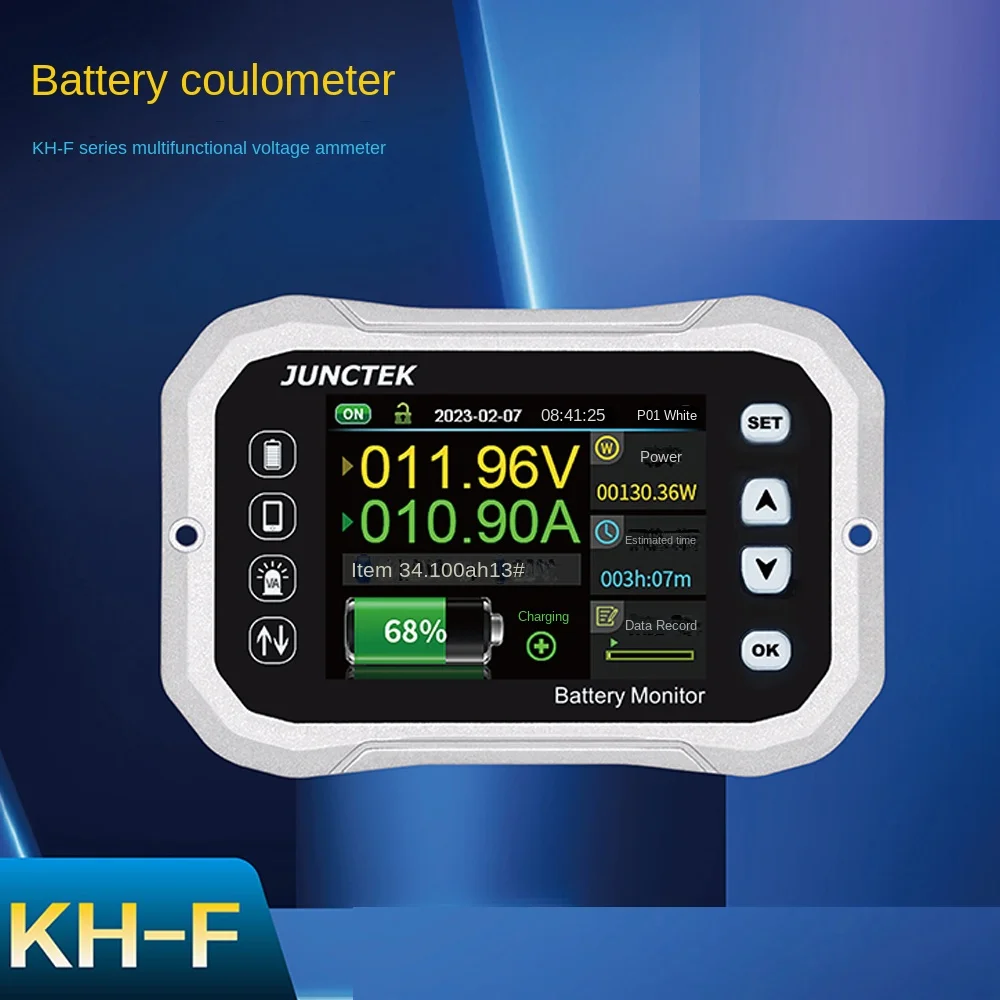 Monitor de batería Bluetooth KG140F DC 0-120V 100A 400A probador de batería voltaje corriente VA batería Coulomb medidor indicador de capacidad