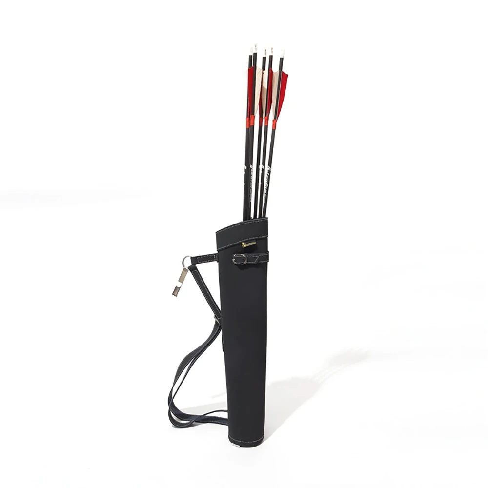 

Composite double-purpose archery pot quiver cowhide quiver