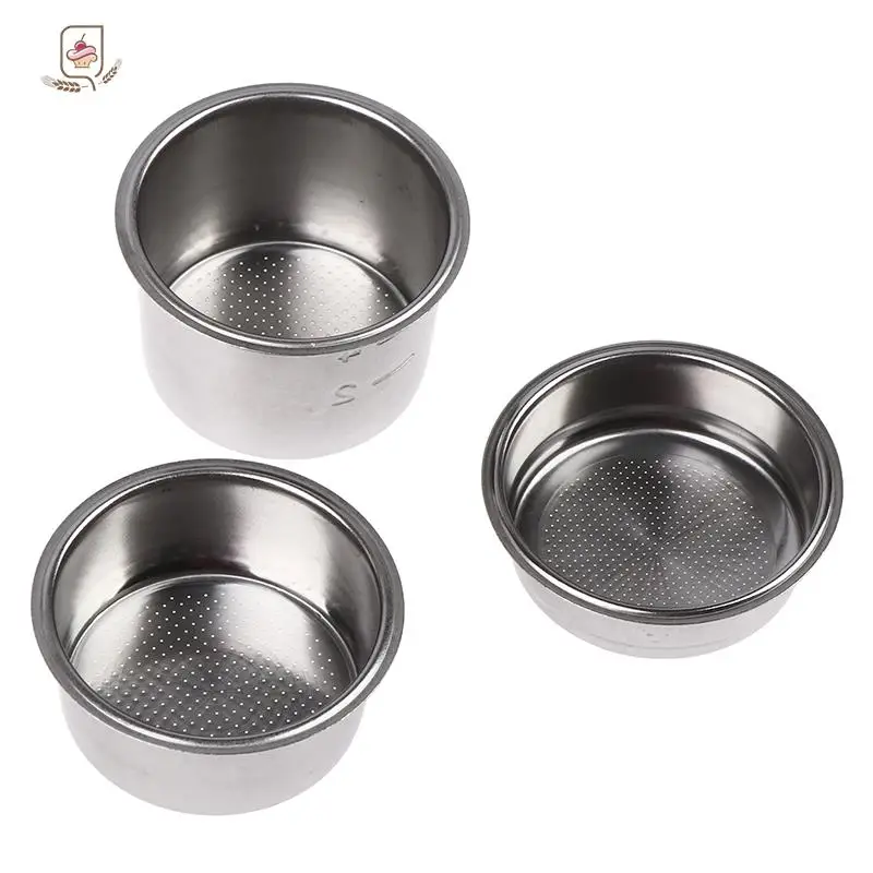 51mm 1/2/4 Cups Filter Replacement Filter Basket Semi-automatic Coffee Machine Spare Parts for Coffee Bottomless