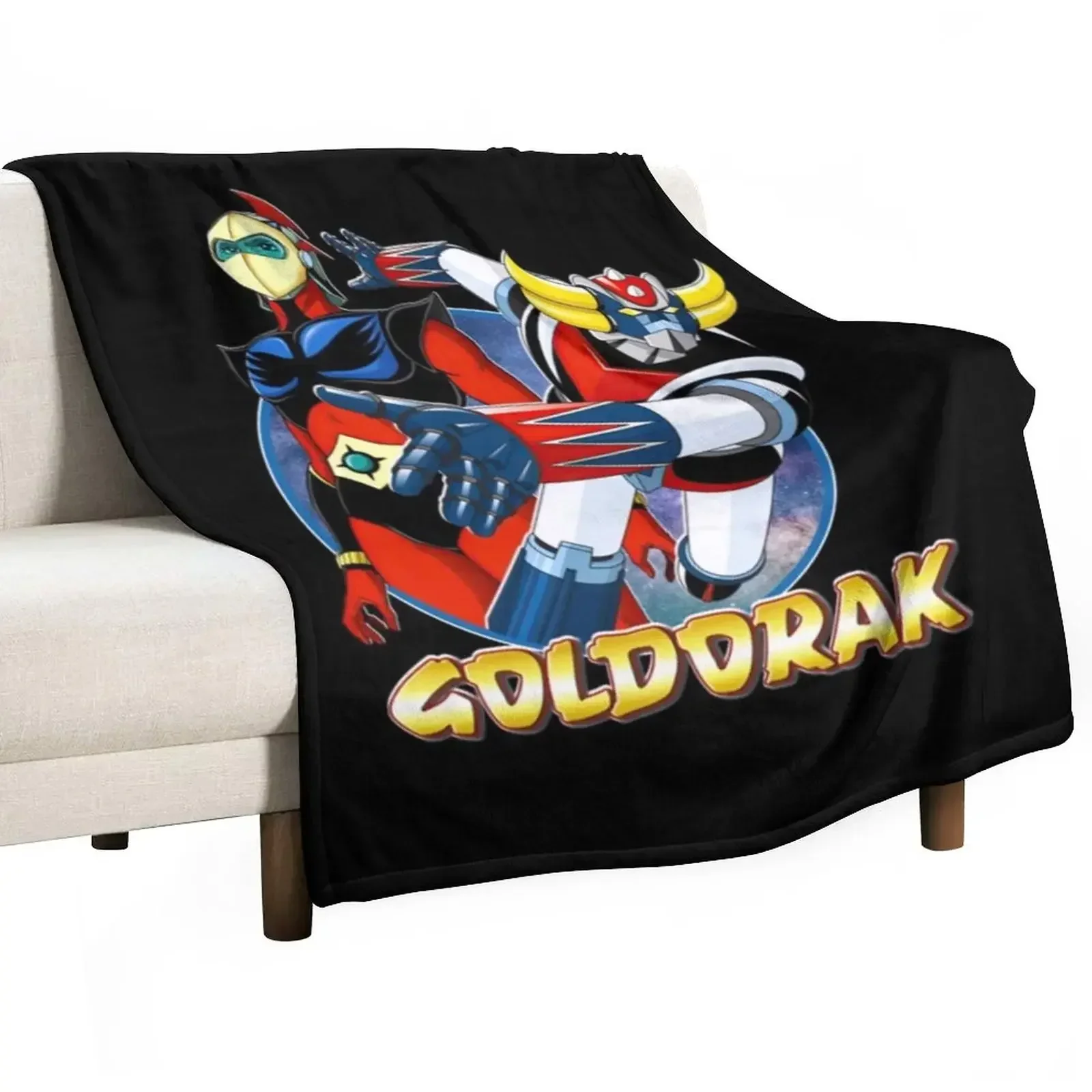 Goldorak (Grendizer) Throw Blanket Flannel Tourist Winter beds Sofa Quilt Blankets