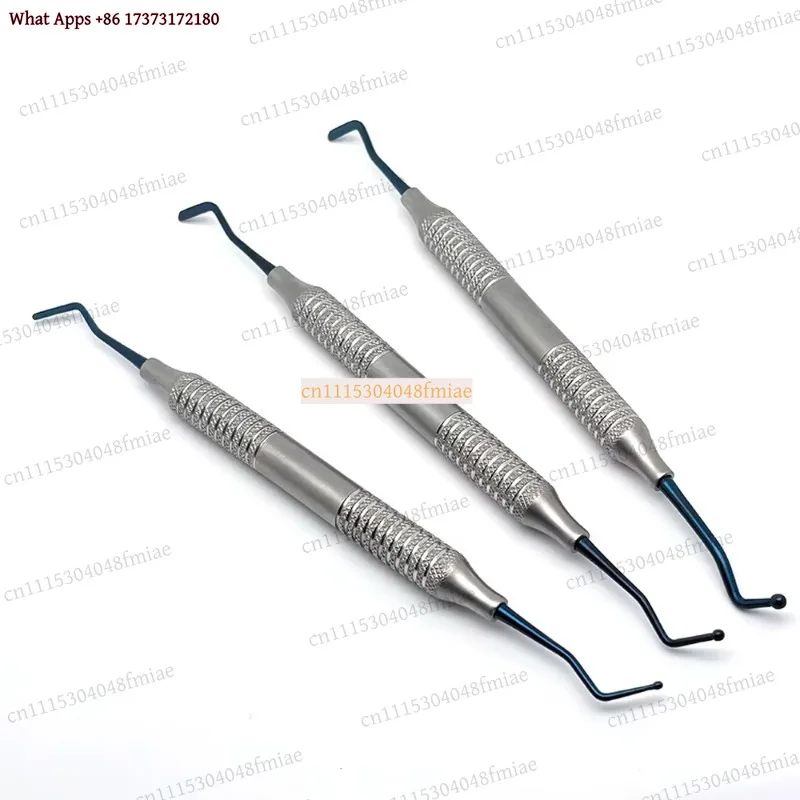 k3 3-Piece Dental Composite Placement Spatula Kit, Non-Stick Resin Filling & Shaping Tools for Restorative Dentistry