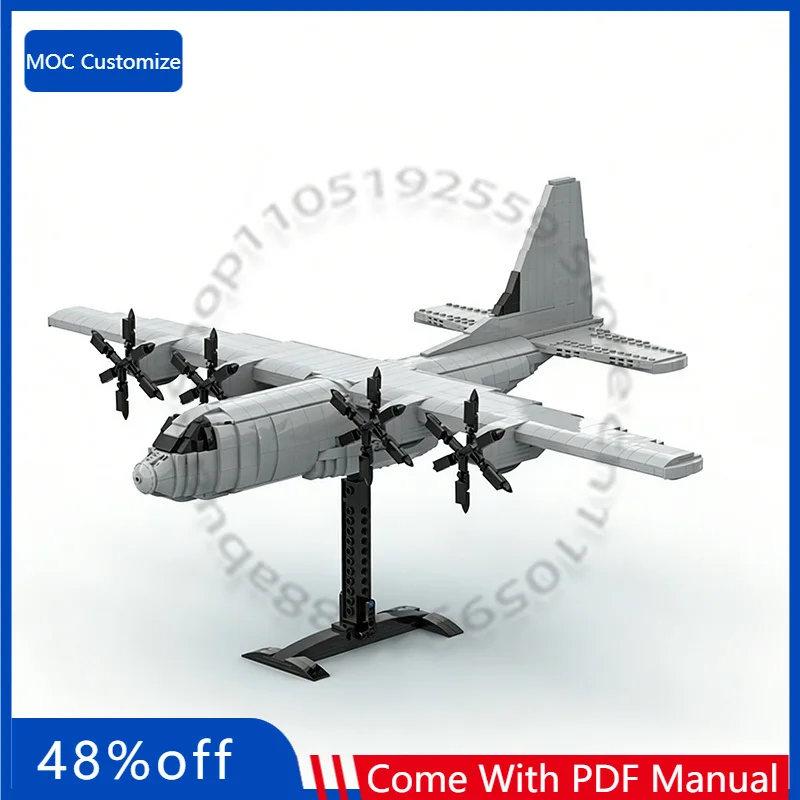 1609 PCS War series C-130-J Super Hercules MOC Customize Modular Building Block Popular Design Creative DIY Holiday Toy Gifts
