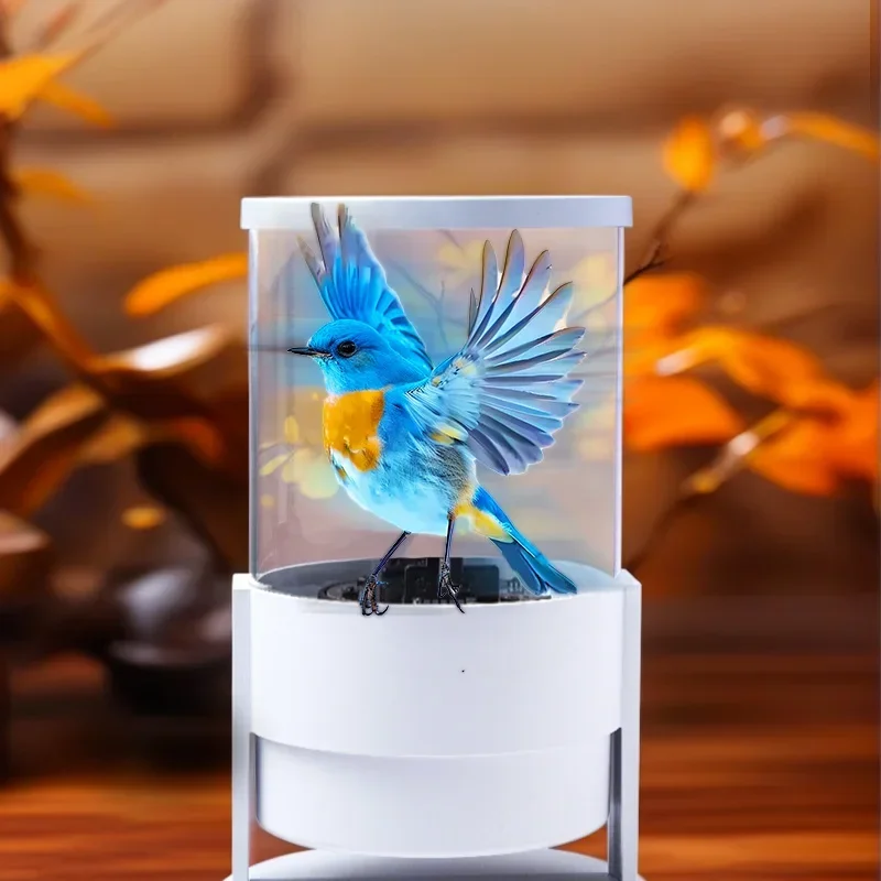 5D Hologram Projector Fan 360 Degree Cylindrica Screen Advertising Display Machine LED Light Beads WIFI Bluetooth Control