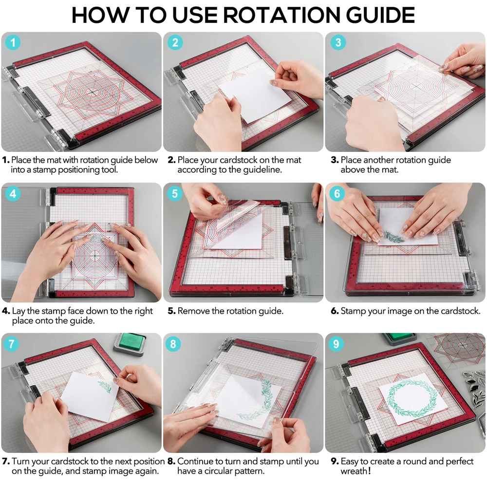 4.75x6/6x6/6.5x8.5inch Photopolymer Grip Mat Fit For Stamp Positioning Tool Sticky Mats To Hold Cardstock in Place When Crafting