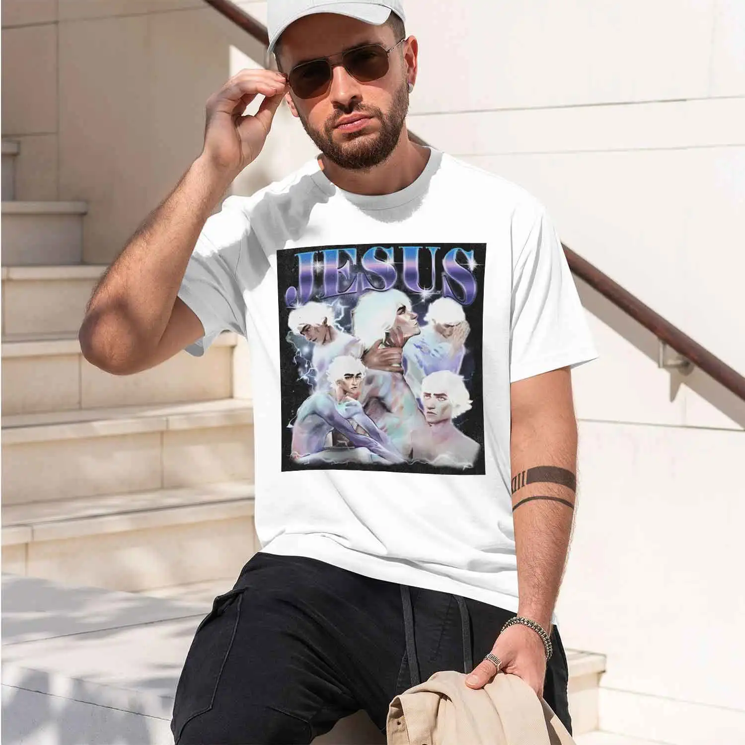 Anime Arcane Viktor Glorious Ovulation Grh T Shirt Men Vintage Washed T-shirts Casual d T-shirt Harajuku Tops 2026 New Model Men