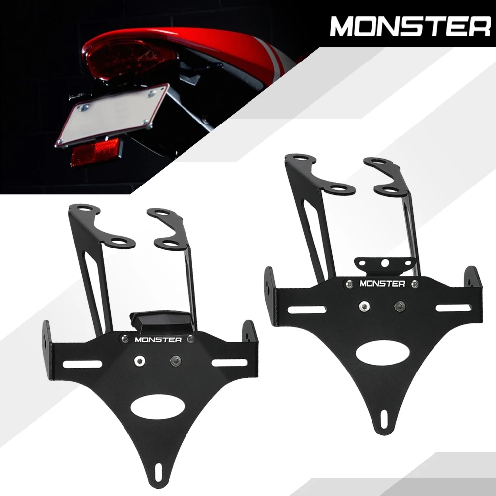 

For DUCATI MONSTER 950 939/Plus Stealth 2018-2019-2021 SUPERSPORT Moto Rear Tail Tidy Fender Eliminator Kit License Plate Holder