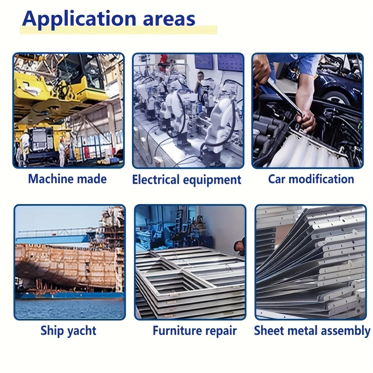 50 rivet nut classification tools, 6 sizes can be freely combined, （M3 M4 M5 M6 M8 M10）， Suitable for sheet metal assembly