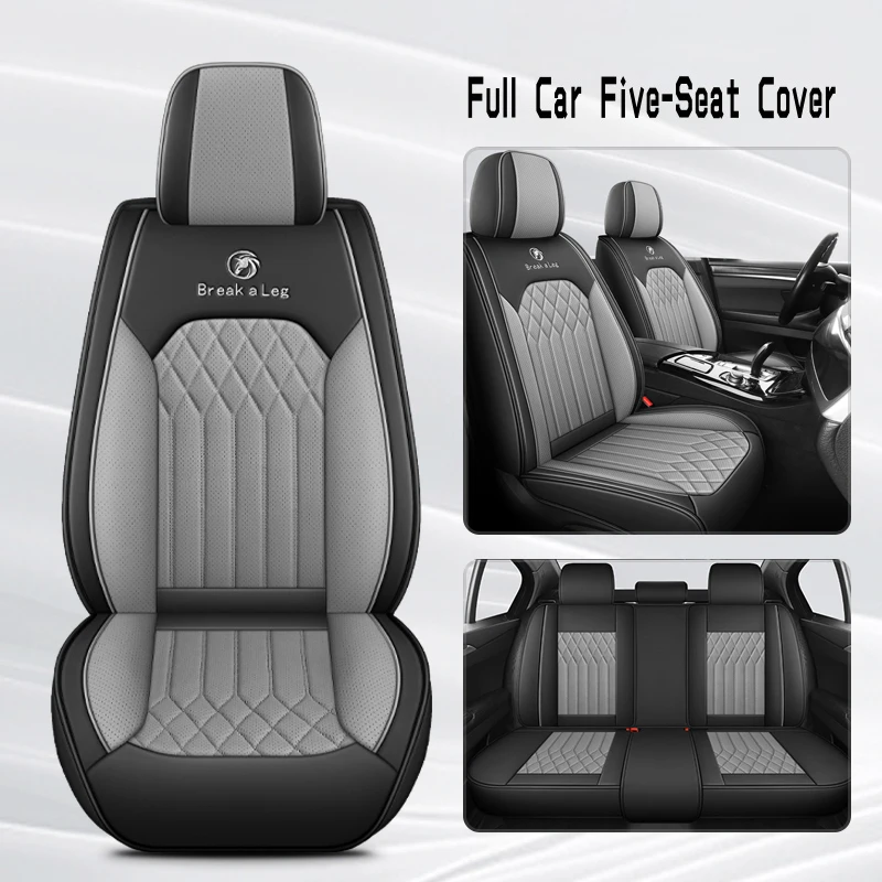 5-seat car seat covers for the entire vehicle, universal style, classic color options available, suitable for most models