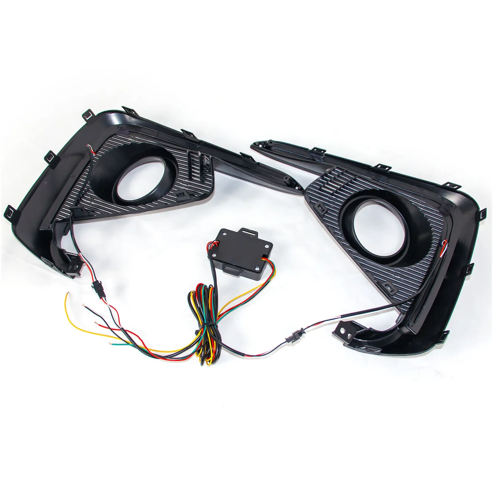 Car Led Daytime Running Light Dynamic Turn Signal Front Bumper Fog Lights Modified 12V Daylights DRL for Suzuki Ertiga 2018-2025 detail image 9