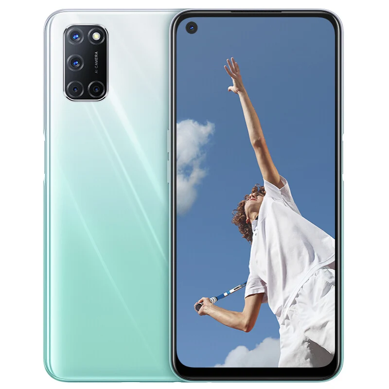 OPPO A92 LTE GSM разблокированная четырехместная камера с диагональю 6,5 дюйма, 12 МП (двойная SIM-карта) (Snapdragon 665) (черный/фиолетовый/синий глобальный) 5000 мАч