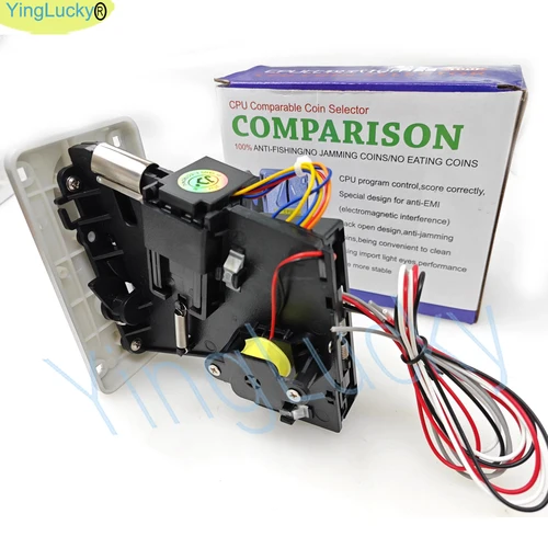 Imagen 2 del producto Operador de monedas Arcade, selector de fichas, compatible con máquina expendedora, máquina de muñecas, máquina Arcade, modelo 100F