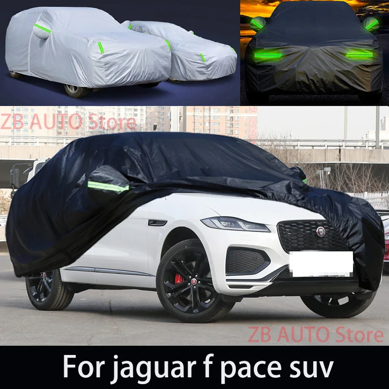 

For jaguar f pace suv Outdoor Protection Full Car Covers Snow Cover Sunshade Waterproof Dustproof Exterior Car accessories