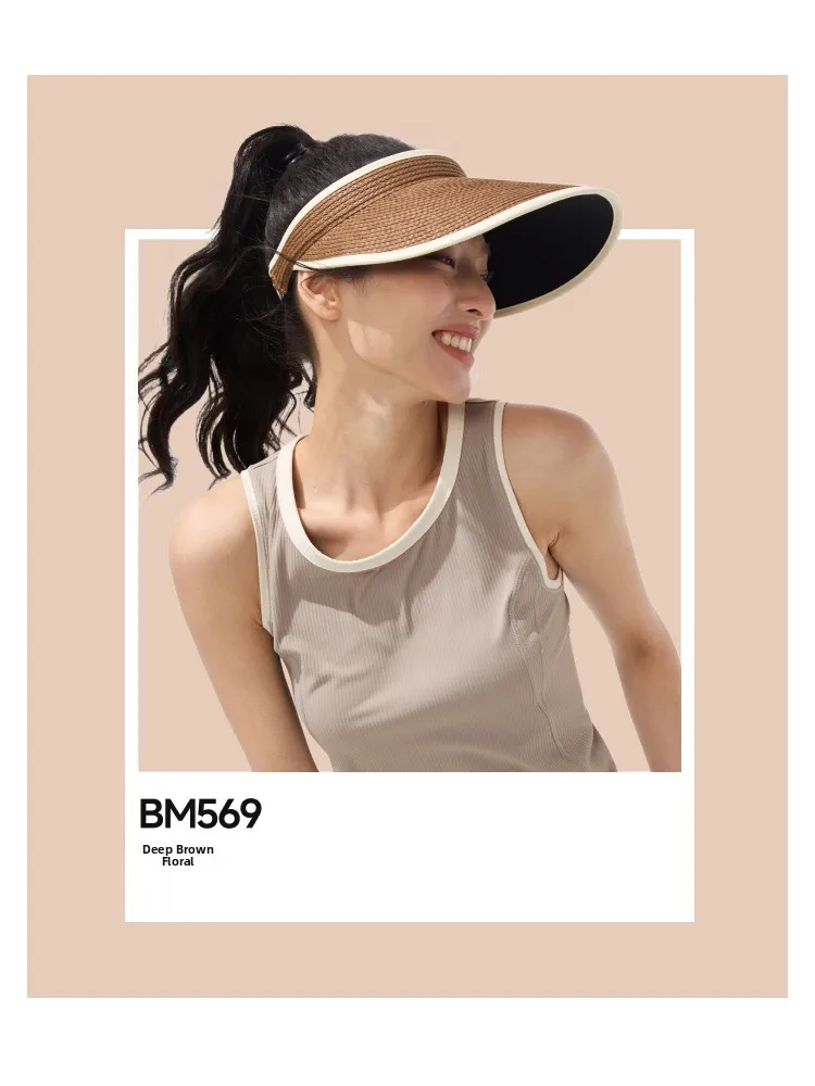 

Женская солнцезащитная шляпа Banana Le BM569, летняя, с защитой от УФ-лучей, для активного отдыха, регулируемая, простая, с цветочным узором