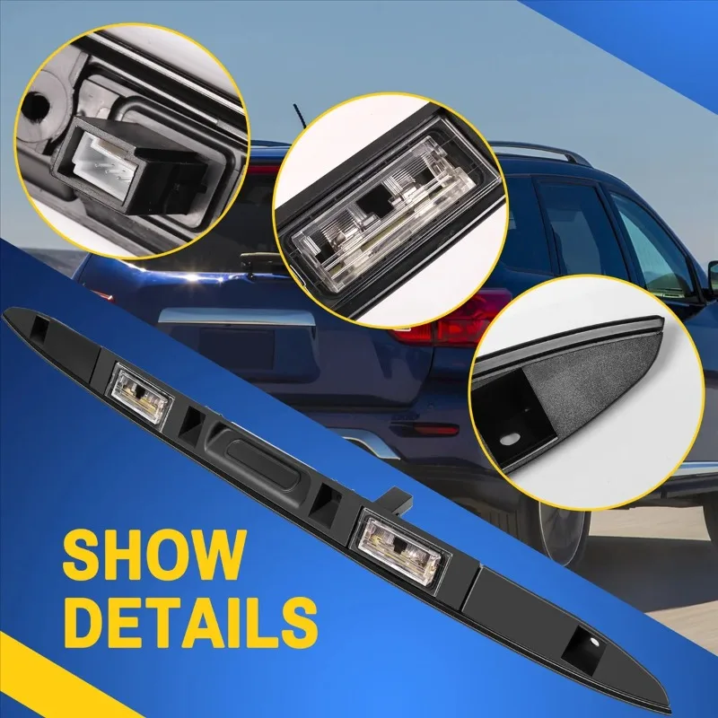 OEM:51137170676 جولة التمهيد غطاء صندوق السيارة مقبض خلفي قبضة مع زر مفتاح لسيارات BMW X5 E53 01-06 التمهيد غطاء صندوق السيارة مقبض خلفي قبضة