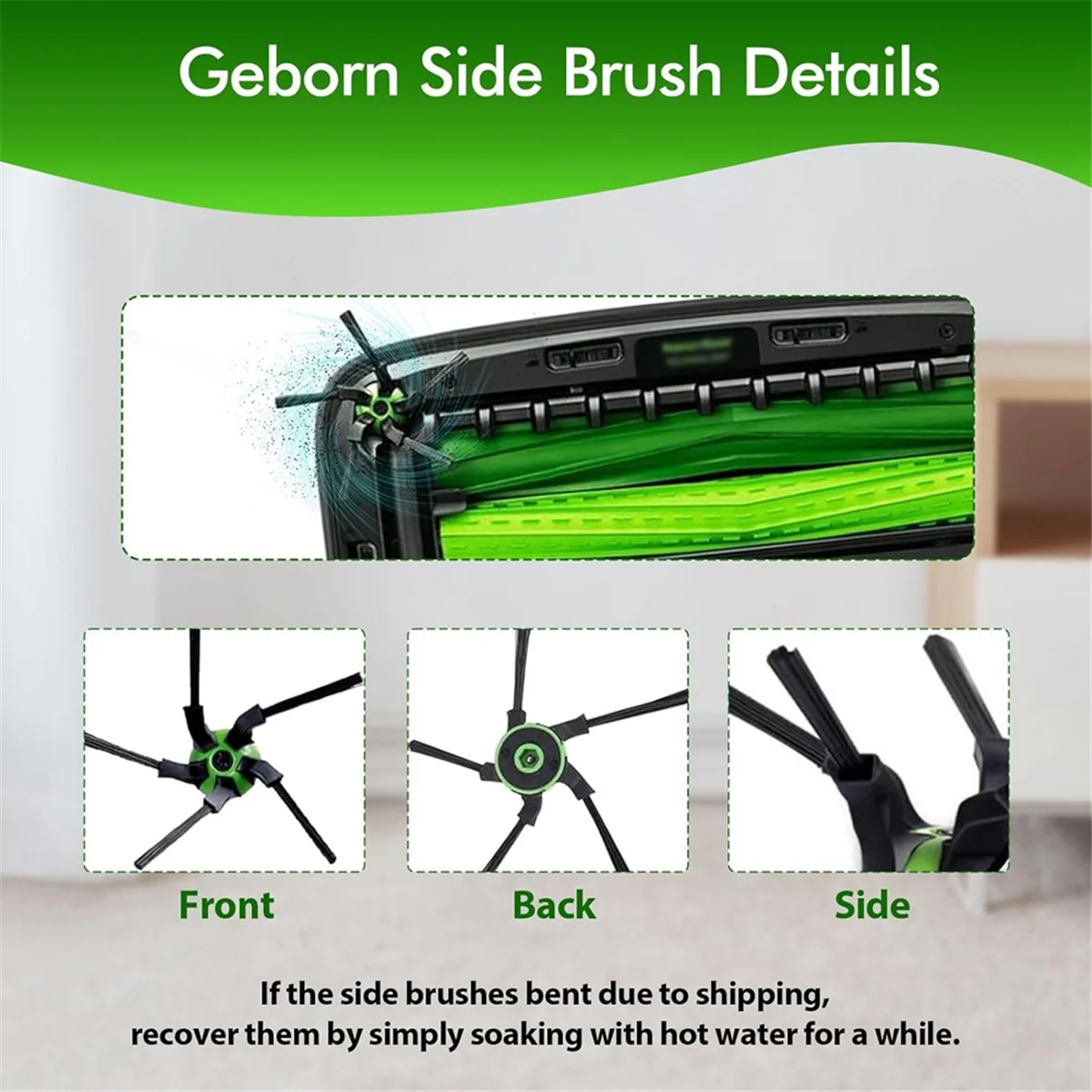 อะไหล่ตัวกรองสำหรับ iRobot Roomba S9 (9150) S9 + S9พลัส (9550) S ชุดเครื่องดูดฝุ่นแปรงข้างหลัก